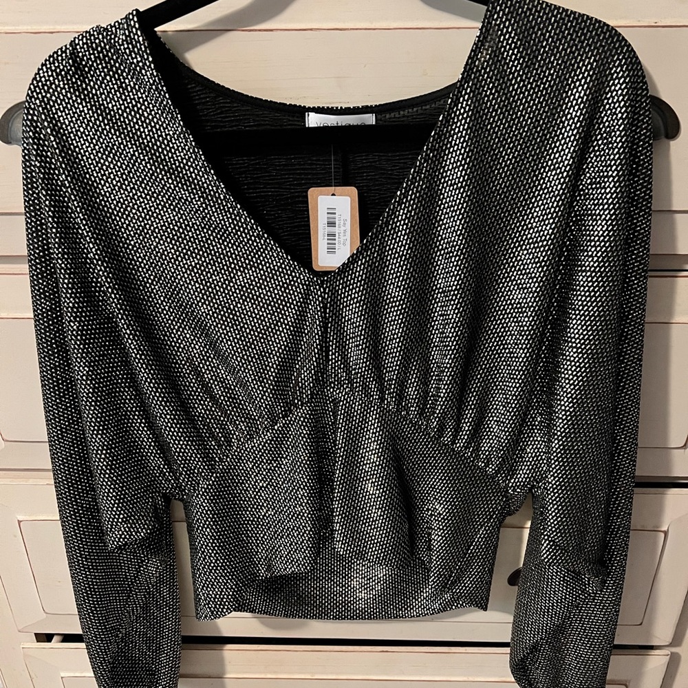 Black and Gold Top